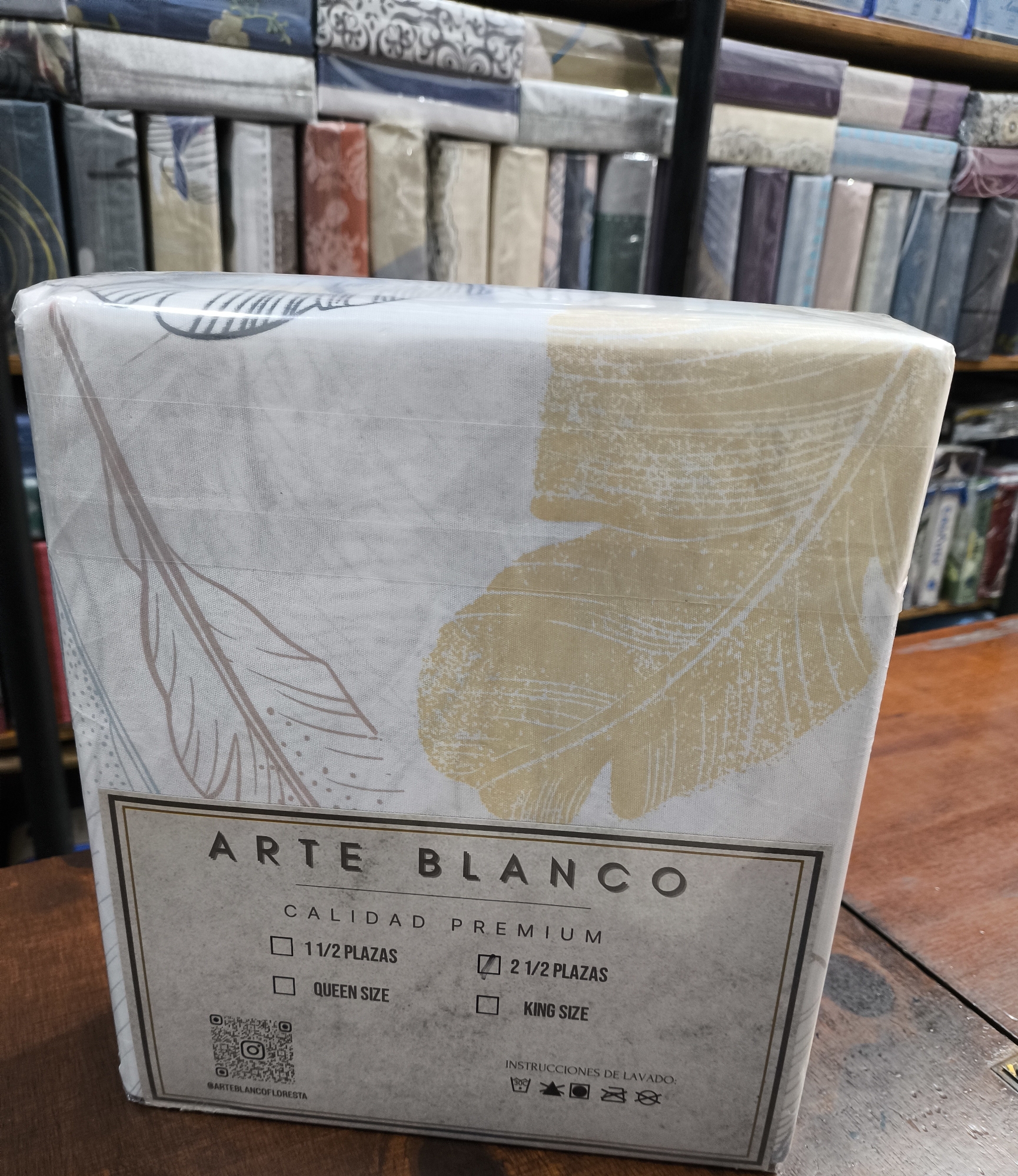 Sábanas Arte Blanco 2 1/2 - Imagen 4