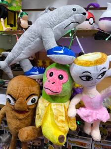 Peluche Brain Rot Importado Tralalero Balerina Tung Tung Chimpancini Lirili Ranita