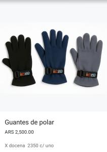 Guantes de Polar X Docena