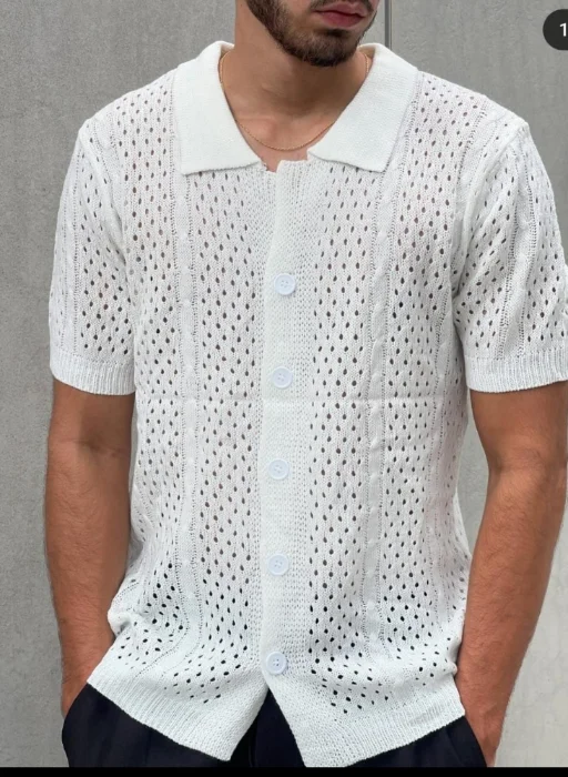 Camisa Crochet Tejido