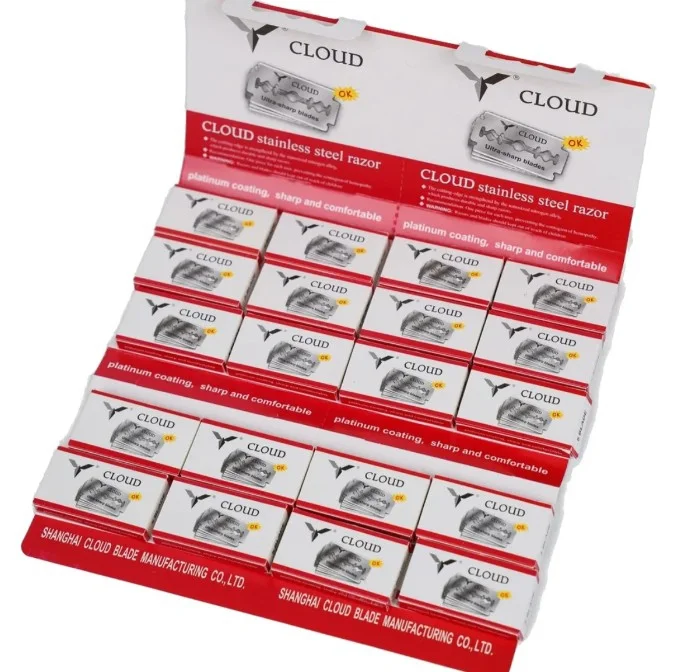 Cloud Blíster de 100 Filos Hojillas para Navajas Barbería