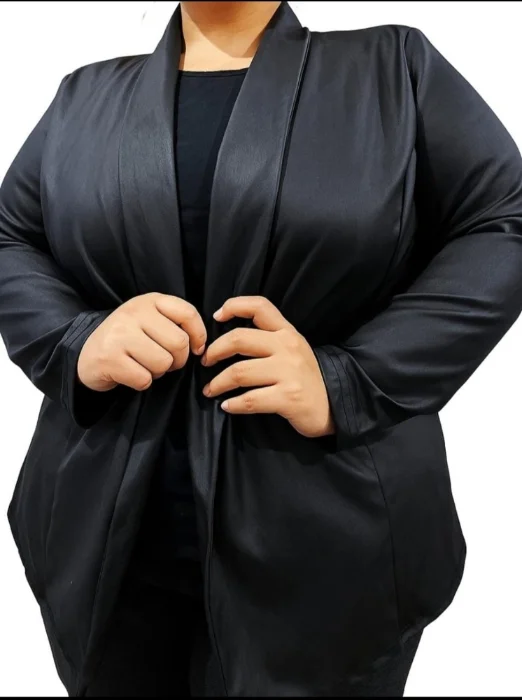 Blazer de Bengalina Engomada Talles Especiales