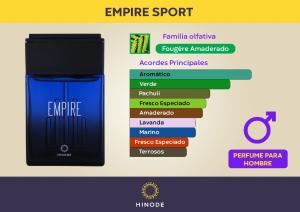 Empire Sport Hinode Perfume Importado para Hombre 100ml - Miniatura 3
