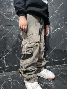 Jeans Bagi de Niño Recorte