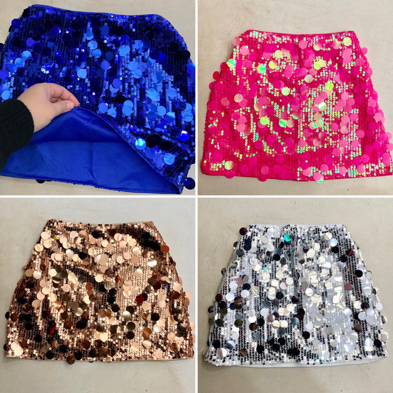 Pollera Lentejuela Grande Importados - Imagen 2