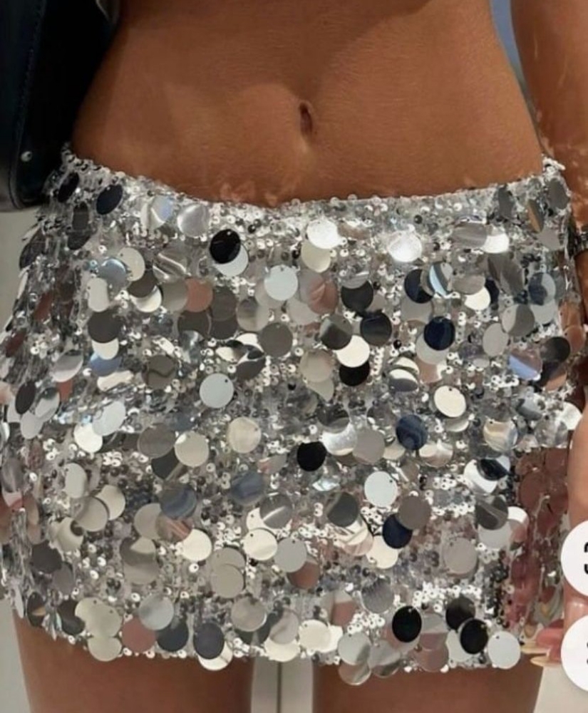 Pollera Lentejuela Grande Importados - Imagen 3