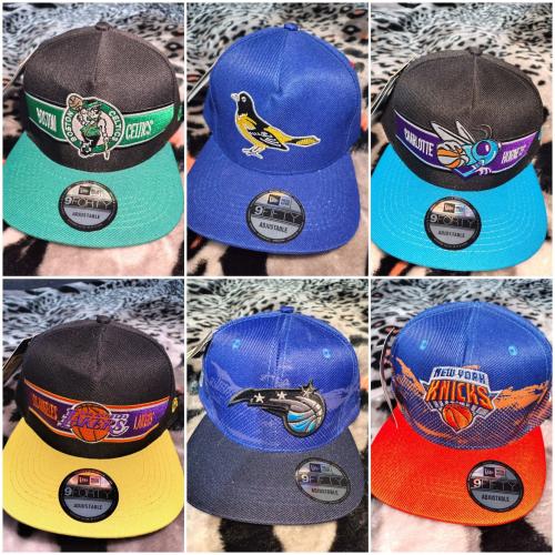 Gorras Planas,  Lakers, Ny, La, As, Basket