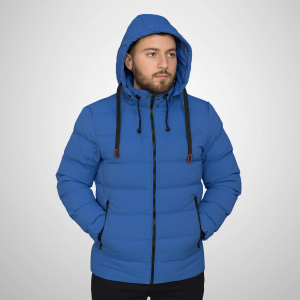 Puffer de Hombre con Piel