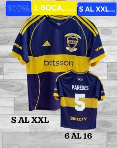 Camiseta Equipo Bordados Niño y Adulto