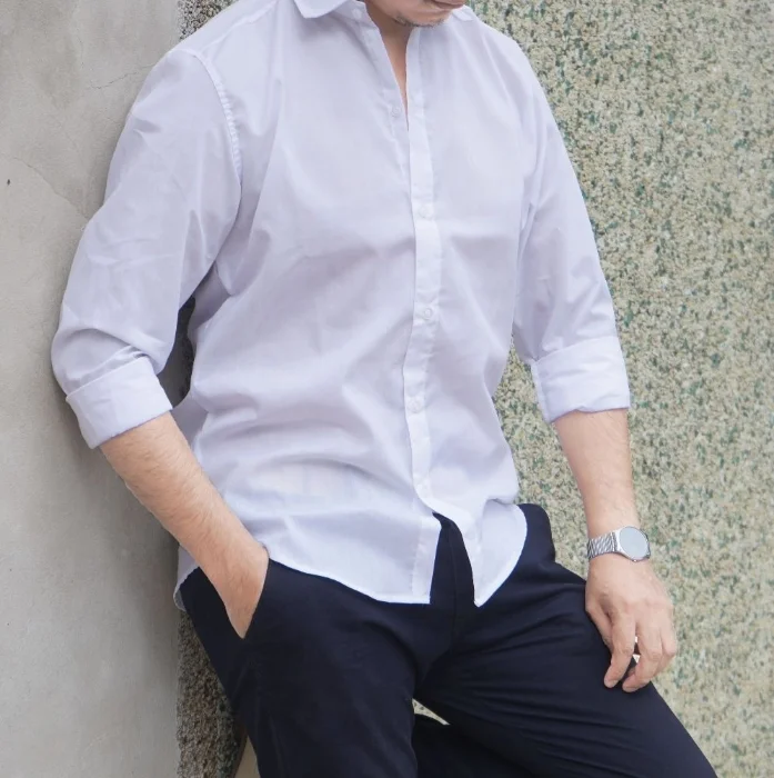 Camisas Lisas Manga Larga