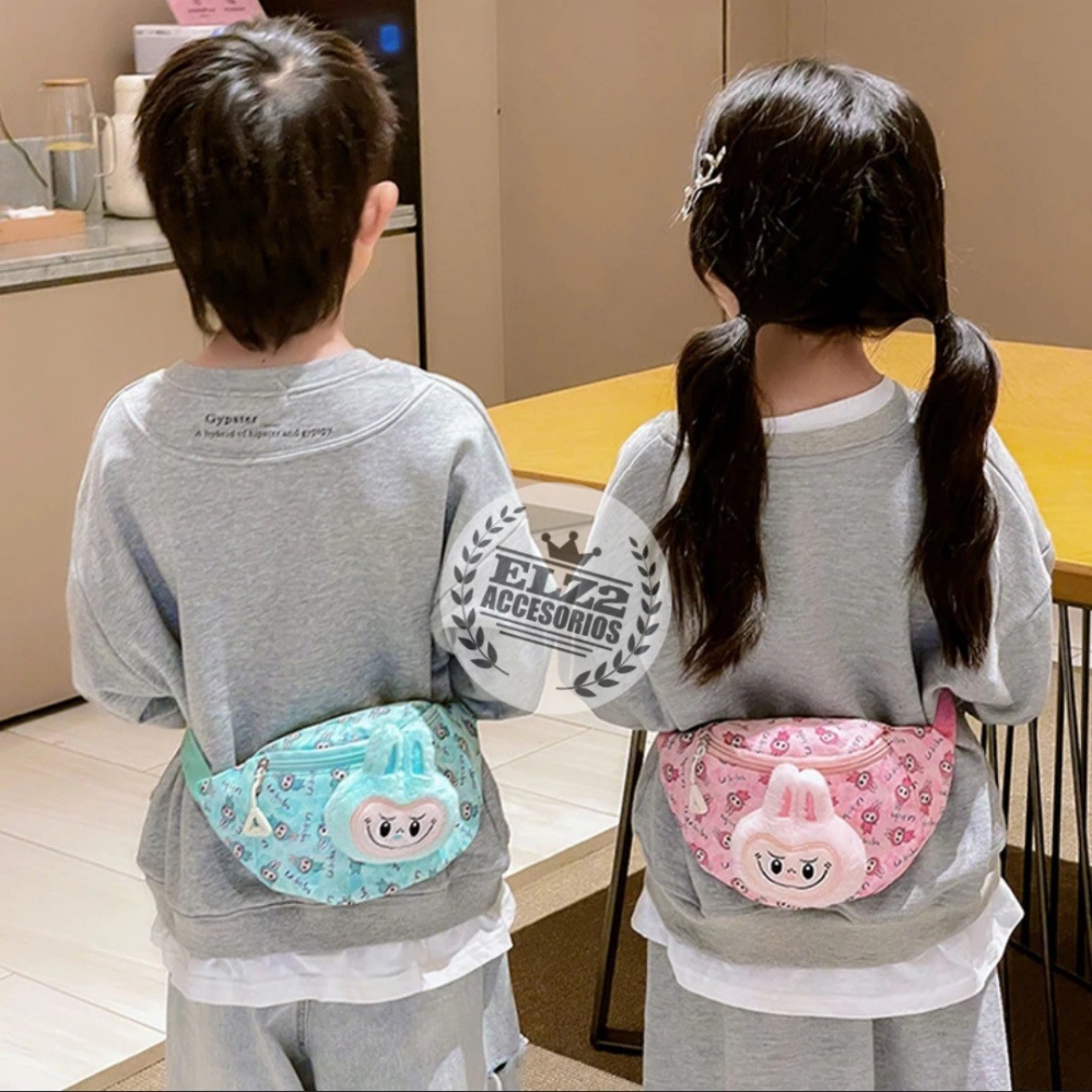 Riñoneras de Labubu con Aplique de Peluche - Imagen 2