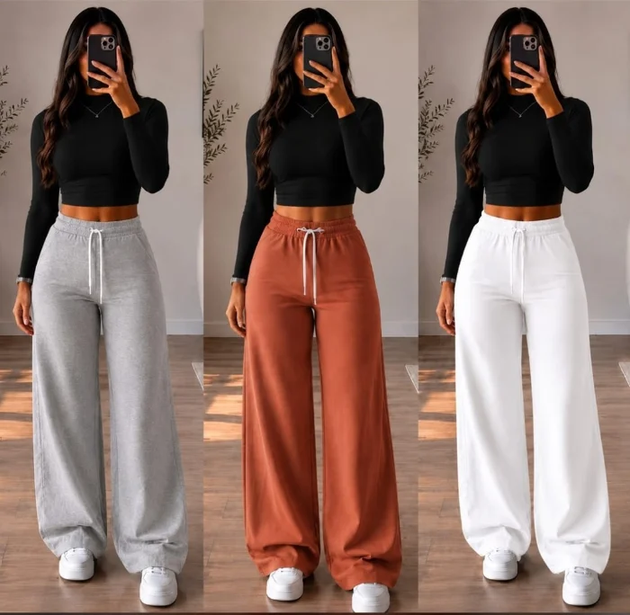 Pantalon Palazo Rústico Viscosa