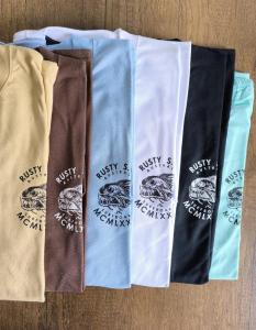 Remera Rusty Doble Estampado