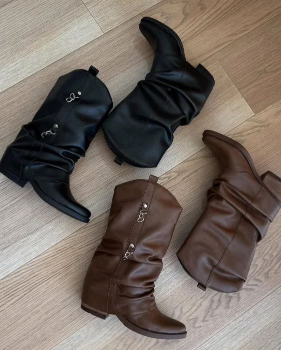 Botas Texanas Arrugadas