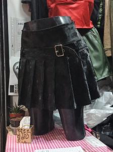 Pollera Cuerina Estampada Compa