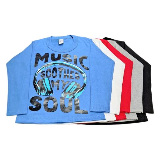 Camiseta Jersey Algodón Estampada Niño