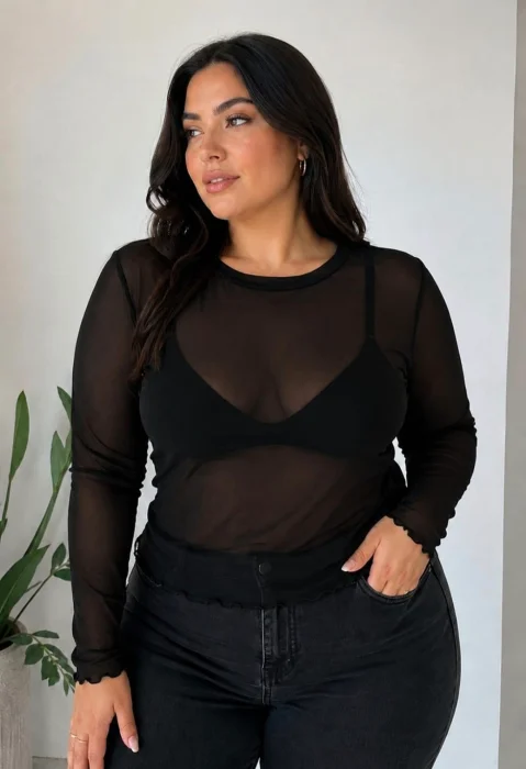 Camiseta de Tul Curvy