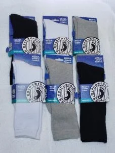 Media Termica Hombre Liso y Estampado Mundo