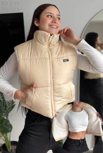 Puffer con Piel