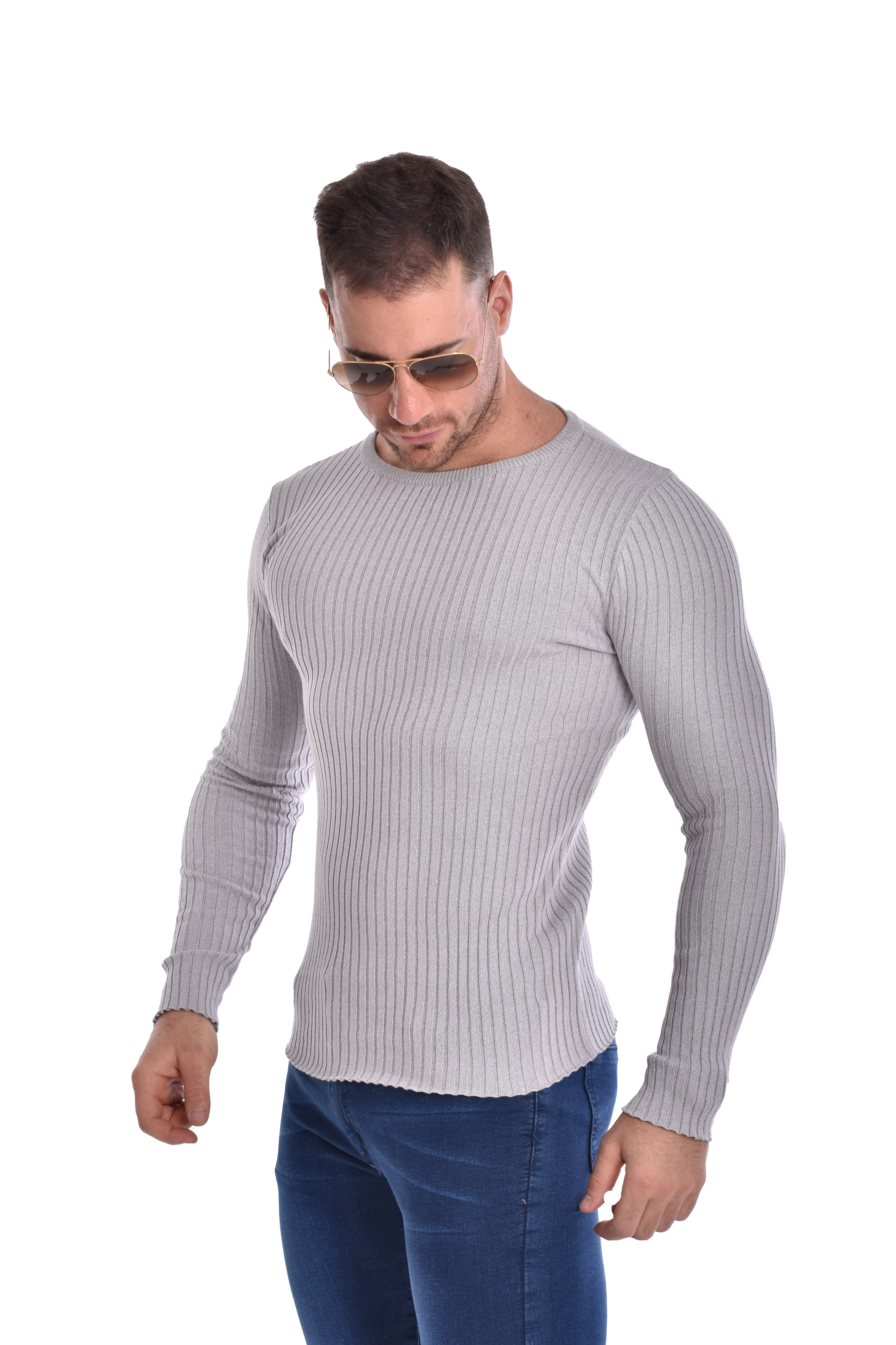 Sueter Entallado al Cuerpo de Hilo - Sweater%20Pullover%20Hombre%20Joemar%20Entallado%20De%20Hilo%20(6).jpg