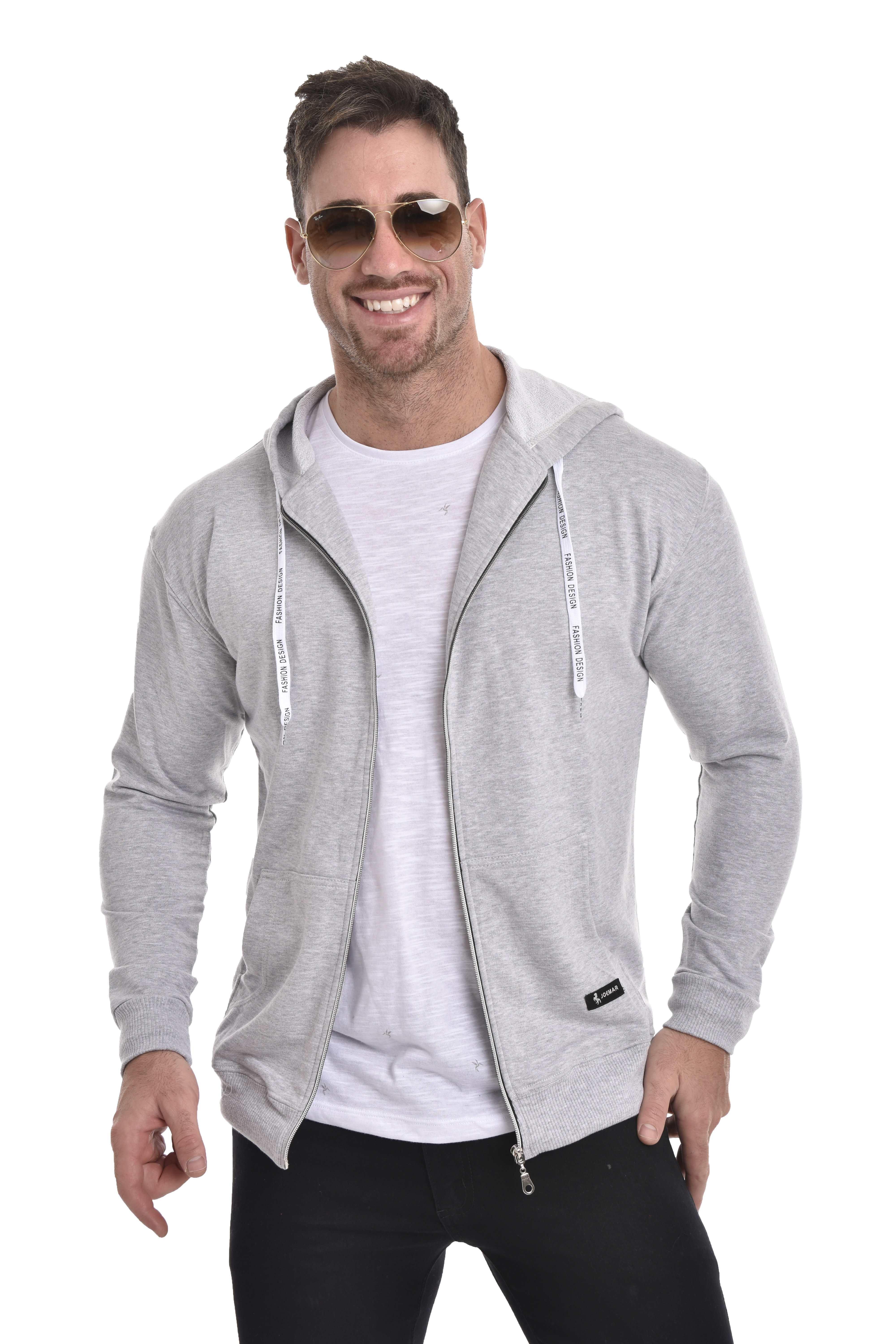 Campera con Cierre y Bolsillos de Rustico  Liso - _CIA1388%20copia.jpg
