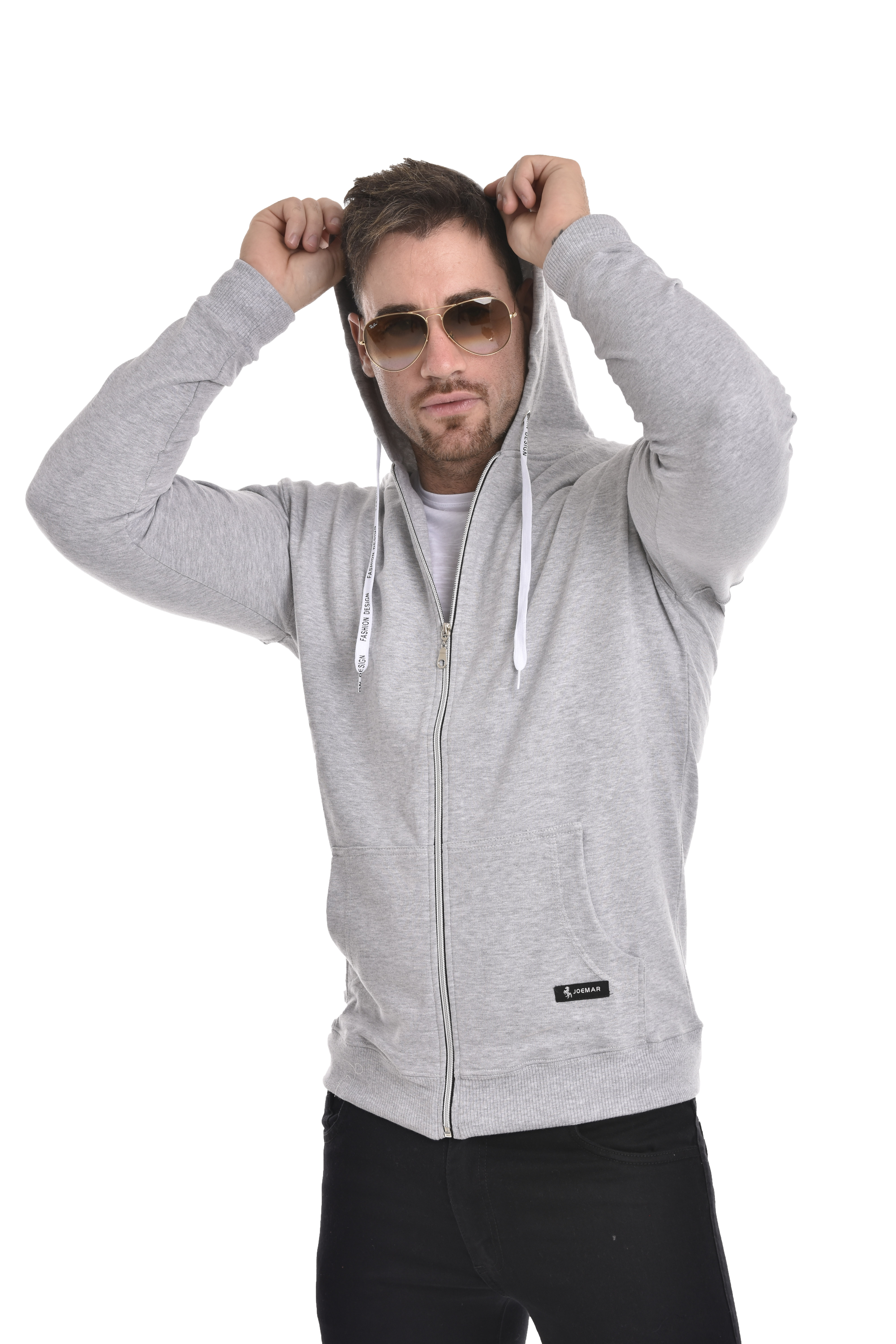 Campera con Cierre y Bolsillos de Rustico  Liso - _CIA1394%20copia.jpg