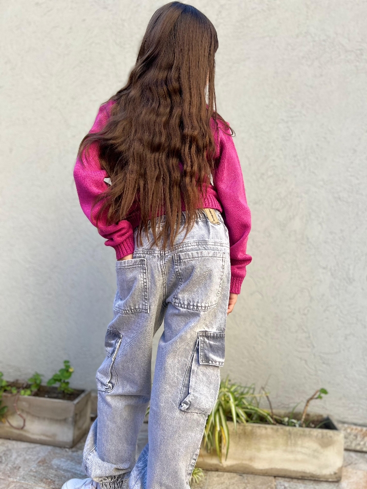Mom Cargo Grey Unisex - Imagen 2