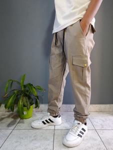 Jogger de Gabardina Cargo C/puño