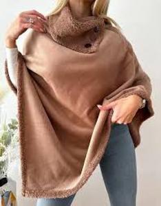 Ponchos de Conderoy C/piel