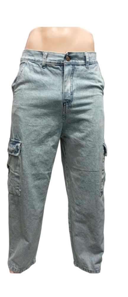Baggy Cargo Celeste Arenado - Imagen 5