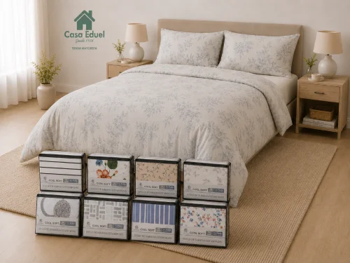 Juego de Sábanas Queen Size 200h Cool Soft Calidad