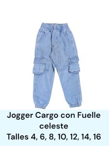 Jogger Celeste con Fuelle