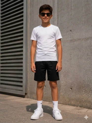 Short Lycra Deportivo Liso Niños