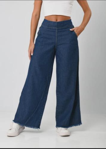 Maxipalazzo de Jeans con Bolsillo