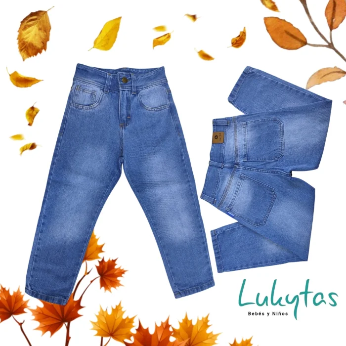 Pantalón Jeans Rígido Recto [unisex]