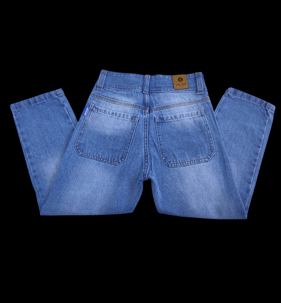 Pantalón Jeans Rígido Recto [unisex] - Imagen 2