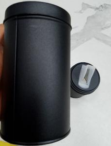 Set de Latas Texturizado Negro Yerbera y Azucarera - Miniatura 3