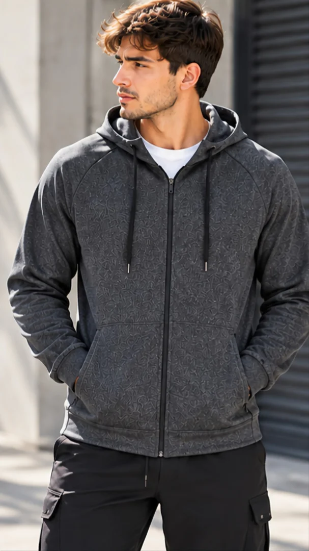 Campera Lycra Deportiva Hombre - Imagen 1