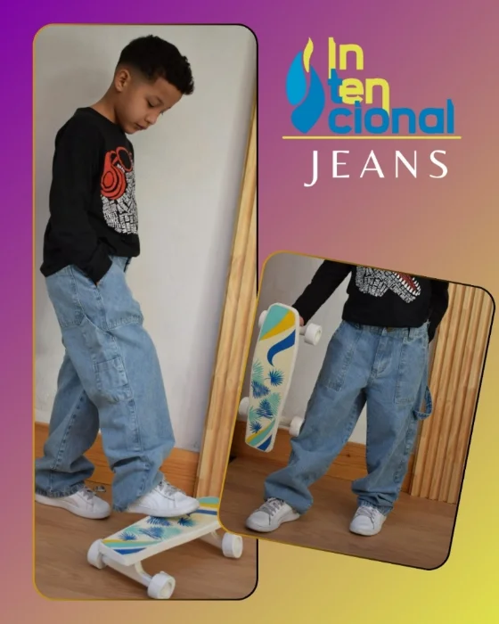 Liquidacion Jean Carpintero Recto (niño)