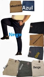 Pantalones Corte Chino Talles Especiales