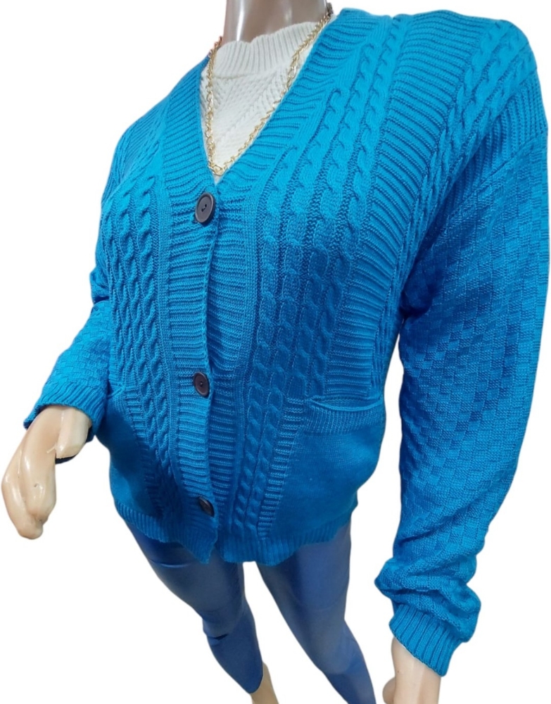 Cardigan con Bolsillo y Botones - Imagen 2