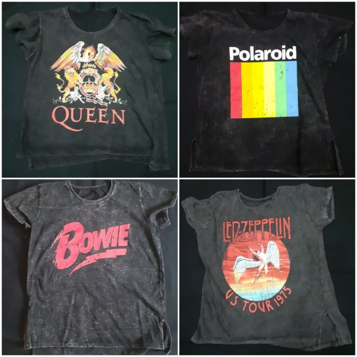 Remeras Rock Batik