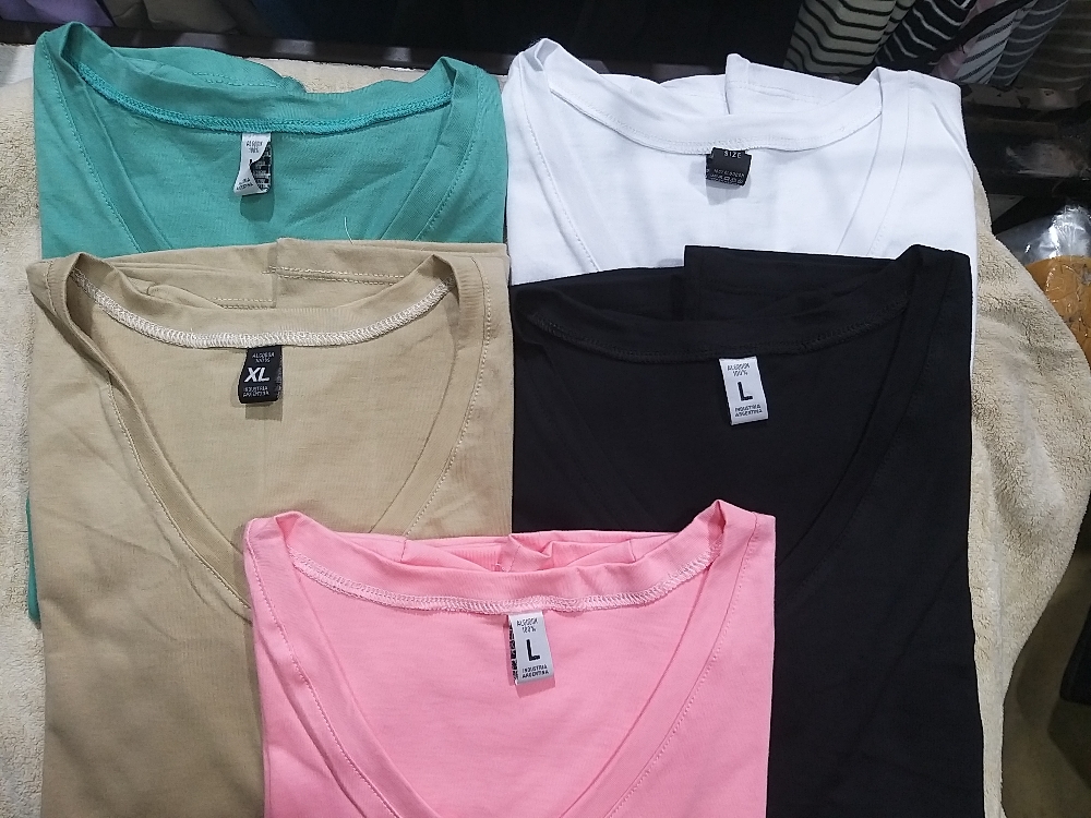 Remeras de Algodon Liso - Imagen 3