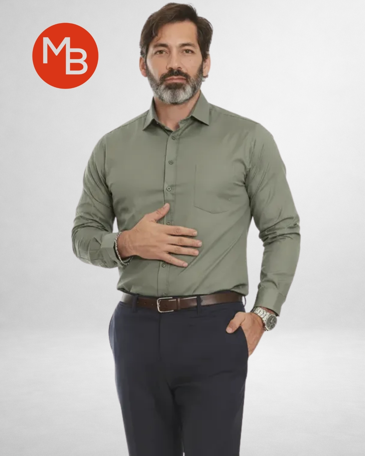 Camisas-hombre Clasicas Lisas de Vestir - 11.jpg