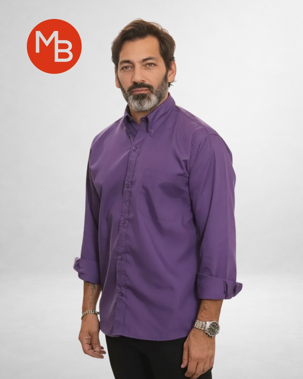 Camisas-hombre Clasicas Lisas de Vestir - 13.jpg