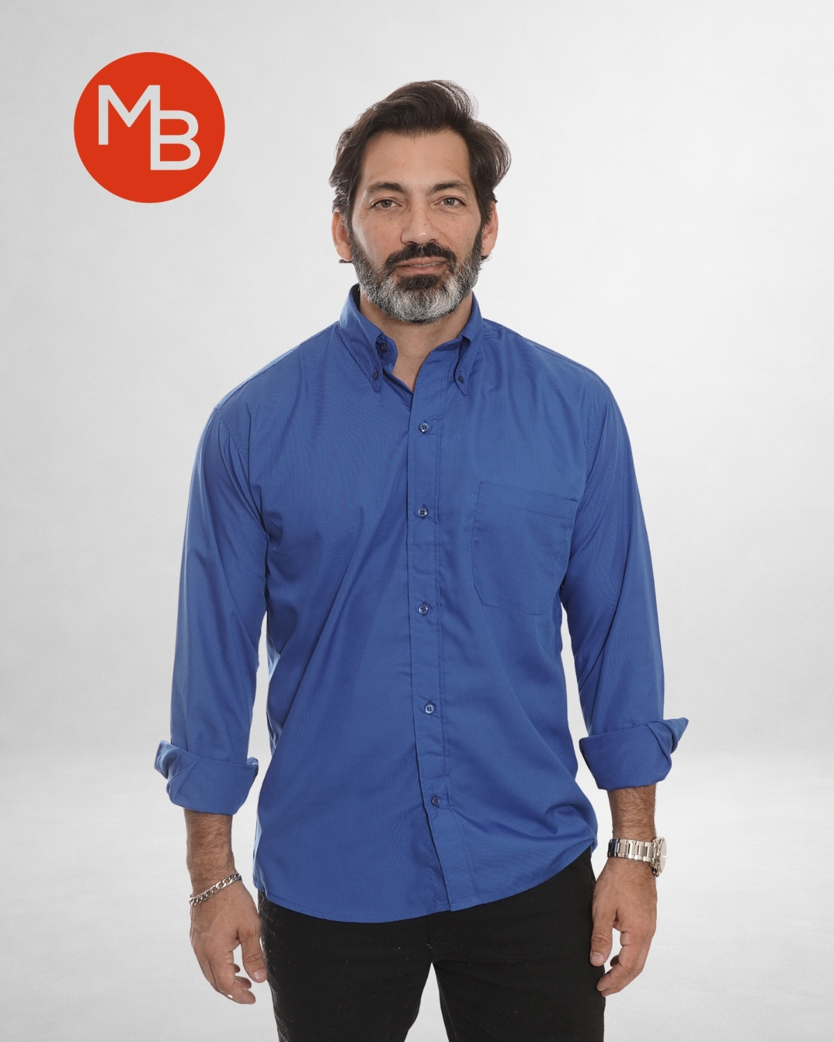 Camisas-hombre Clasicas Lisas de Vestir - 8.jpg