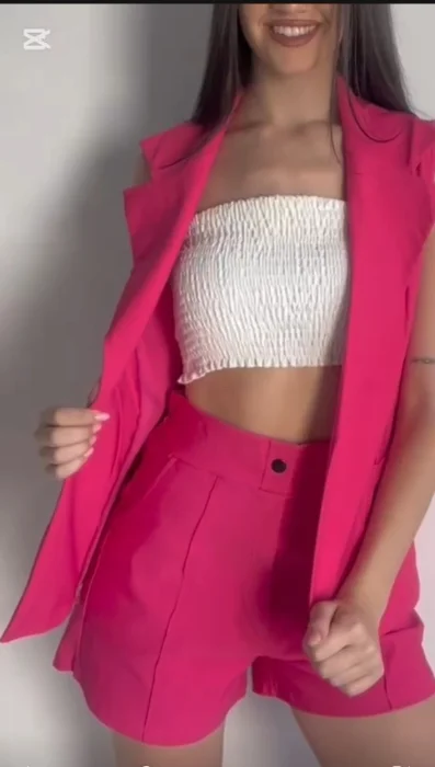 Conjunto Chaleco + Shorts Sastrero