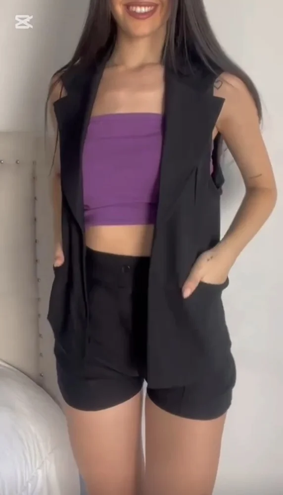 Conjunto Chaleco + Shorts Sastrero - Imagen 3