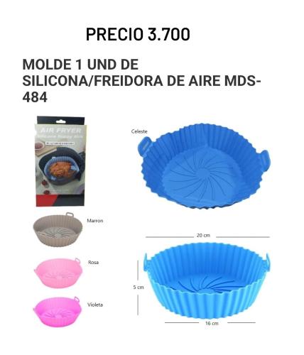 Molde Silicona para Freidora Redonda y Cuadrada