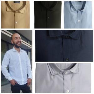 Camisas Lisas Algodón - Miniatura 2